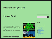 Tablet Screenshot of ftlauderdaledogclub.com
